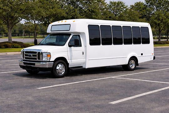 20-passenger minibus available for charter in Carmel, IN