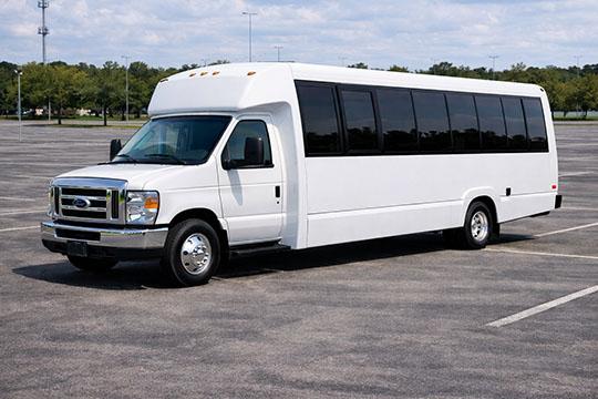 25-passenger minibus available for charter in Carmel, IN